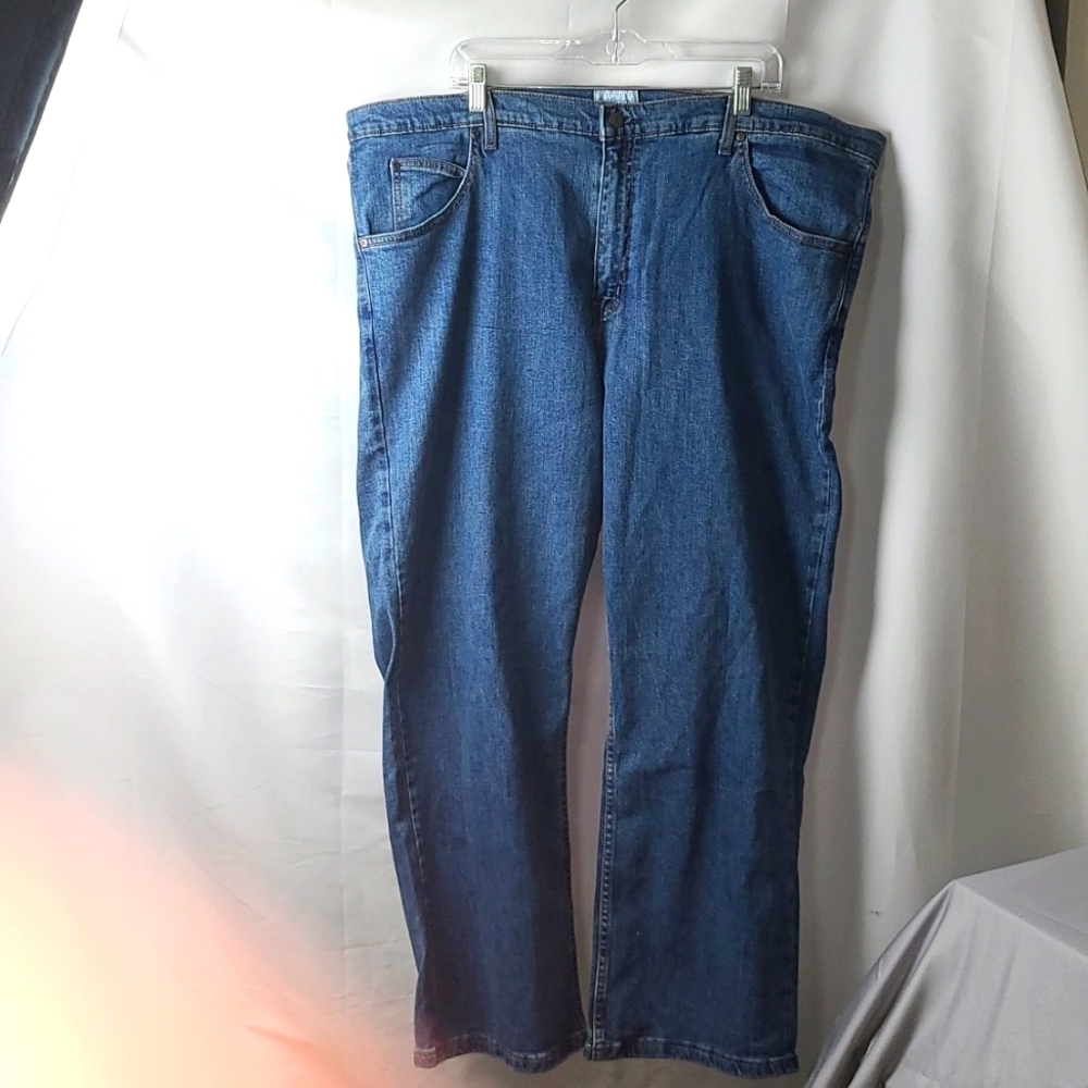 NWT Saddlebred Mens Jeans Big & Tall Comfort Flex Relaxed Fit 5 Pockets Sz 44x30